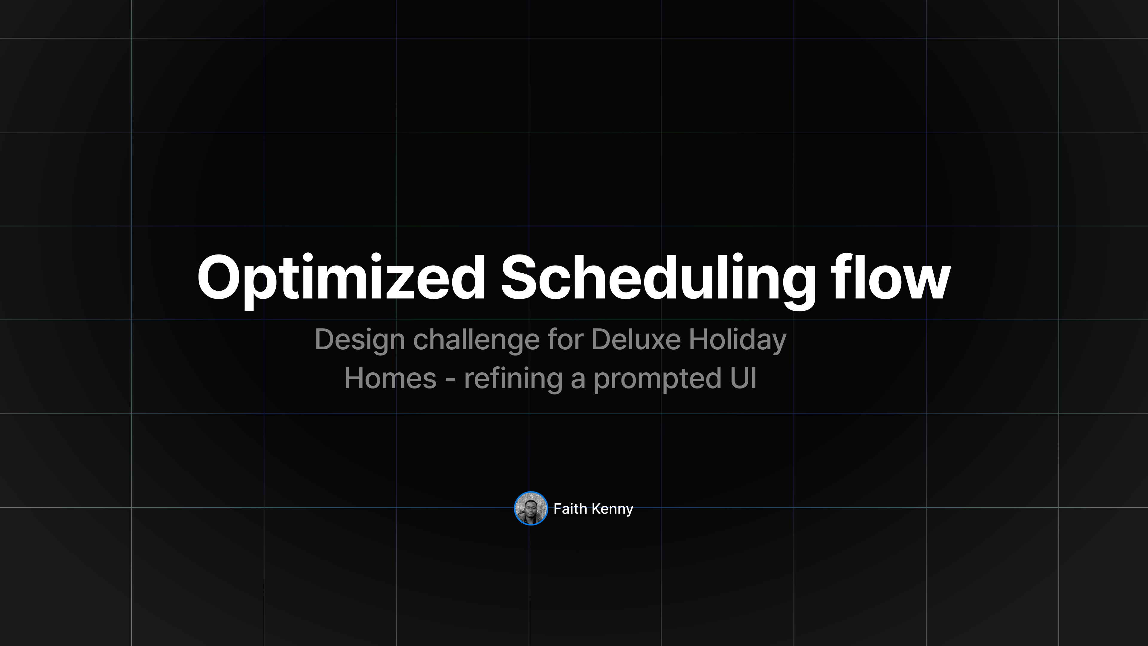 Design challenge using AI - Deluxe holiday homes, Dubai
