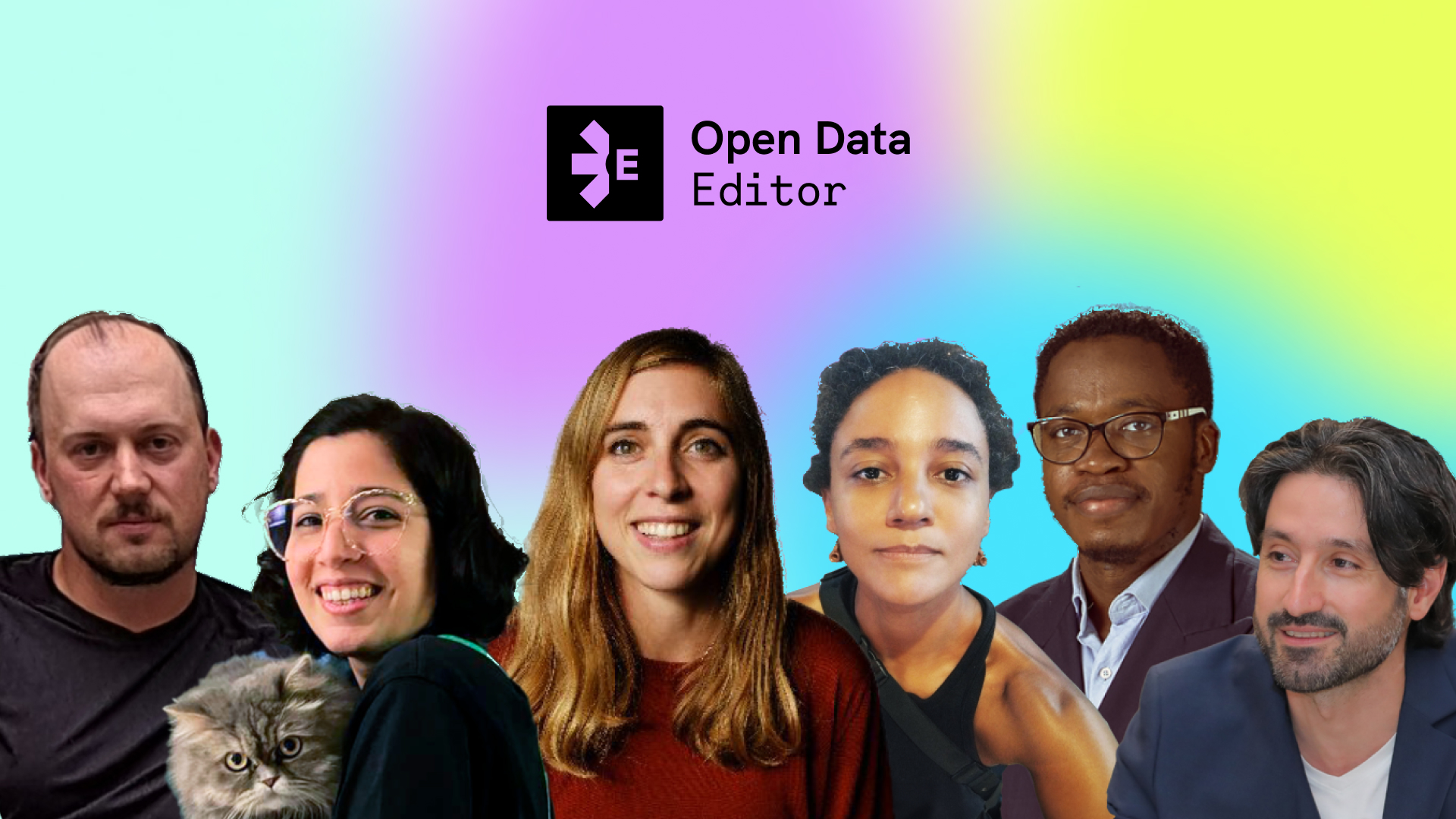 OKFN.org's Open Data Editor team photo cover